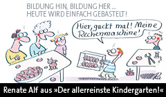 Renate Alf aus "Der allerreinste Kindergarten" KastanienRechenschieber