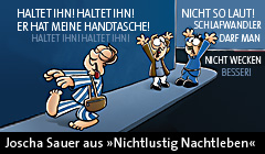Joscha Sauer aus &raquo;Nichtlustig Nachtleben&laquo;
